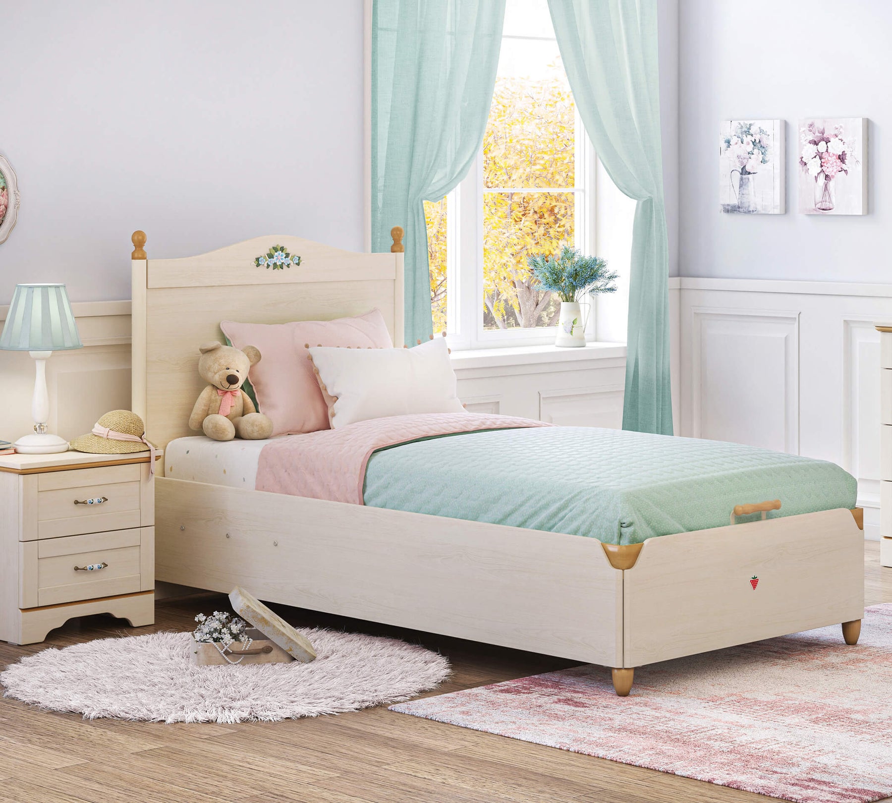 FLORA (NEW) BAZALI KARYOLA (120x200 cm)