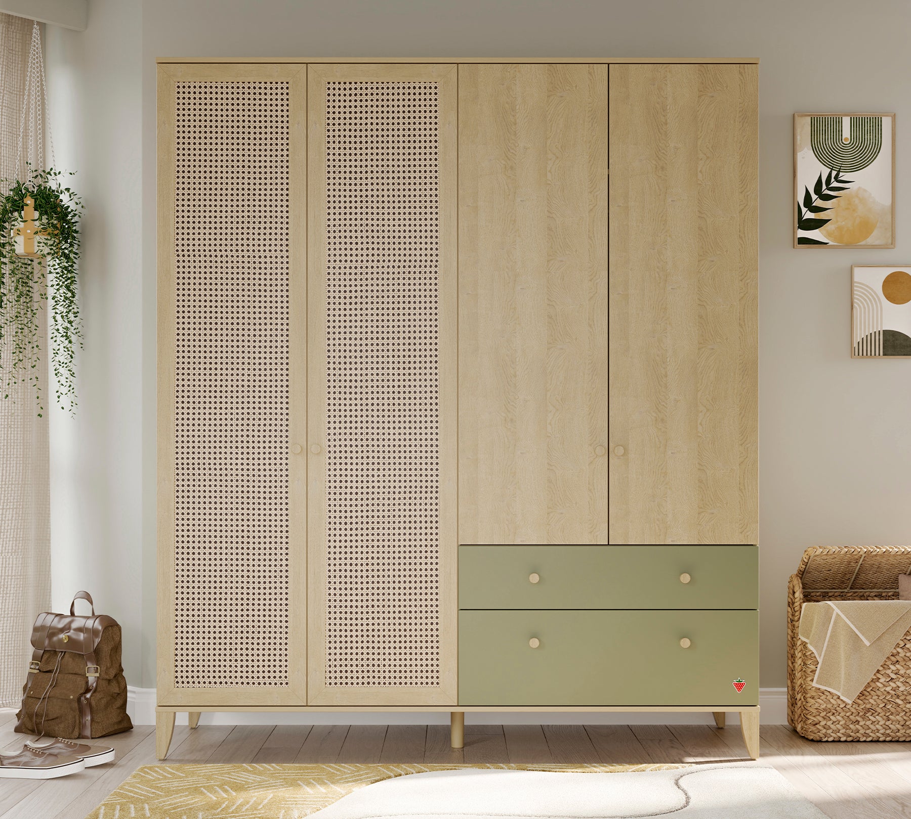 Loof 4 Kapılı Dolap