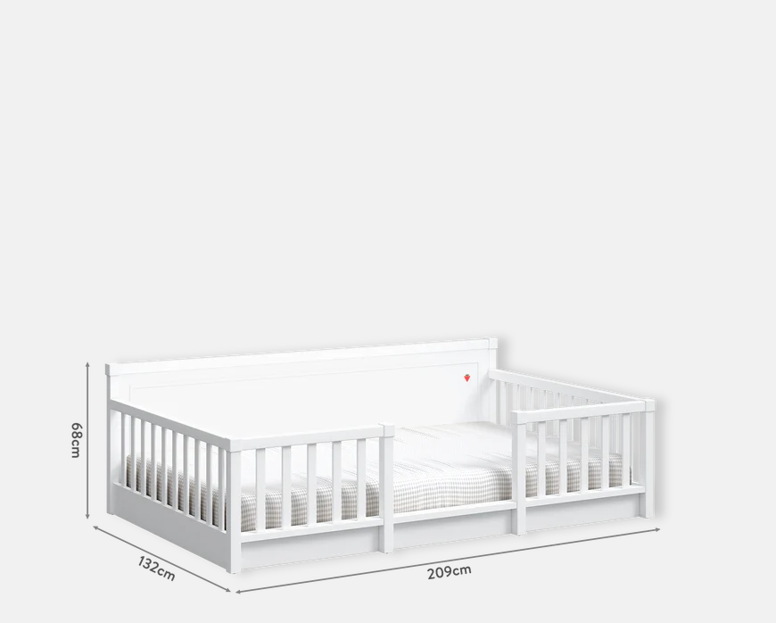 Daybed Line Karyola (Montes Beyaz) (120x200 cm)